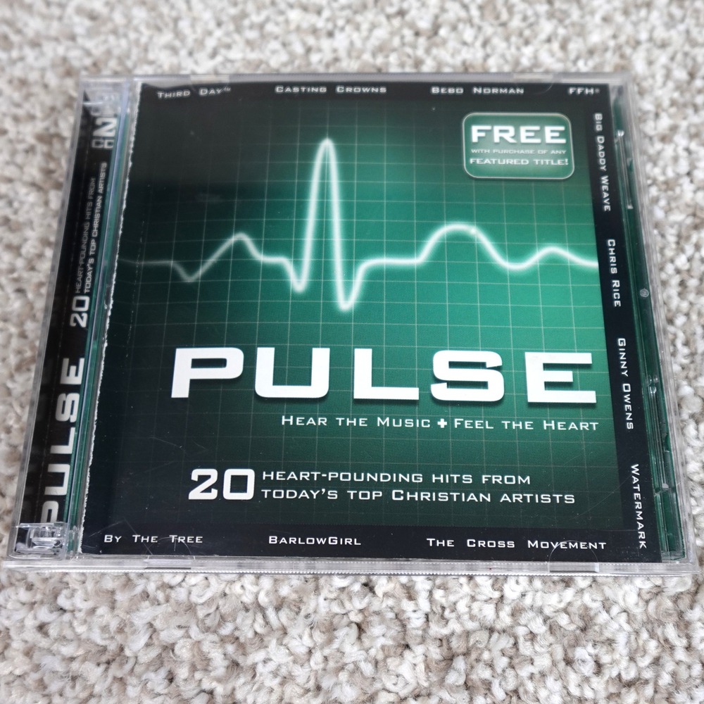 Pulse Hear the Music Feel the Heart 2 CD Christian Hits Third Day Casting Crowns